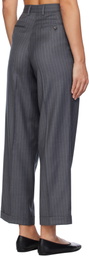 Carter Young Gray Pleated Trousers