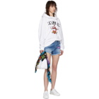 Dolce and Gabbana White LAmore Bellezza Hoodie