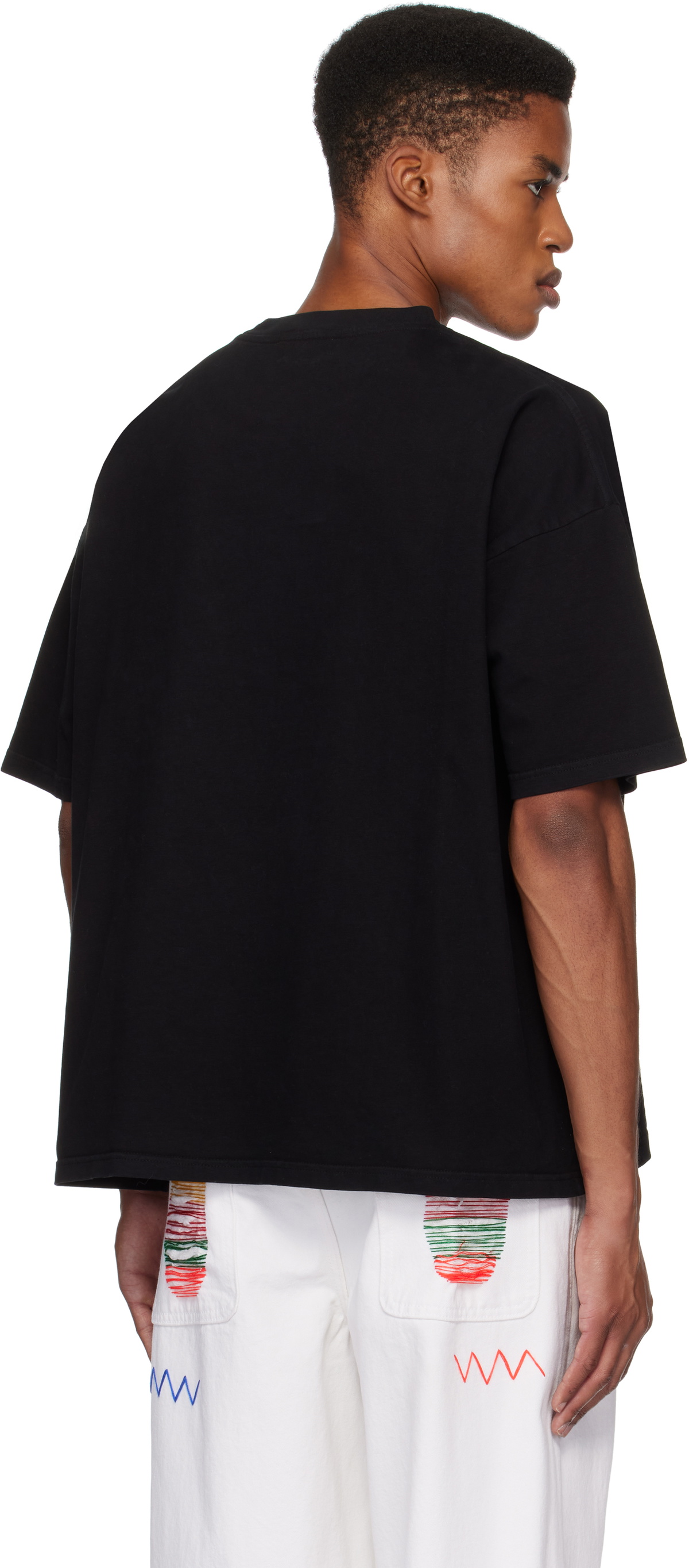 Glass Cypress SSENSE Exclusive Black 'One Big Cock' T-shirt