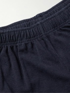 Jungmaven - Alaska Tapered Hemp and Merino Wool-Blend Jersey Sweatpants - Blue