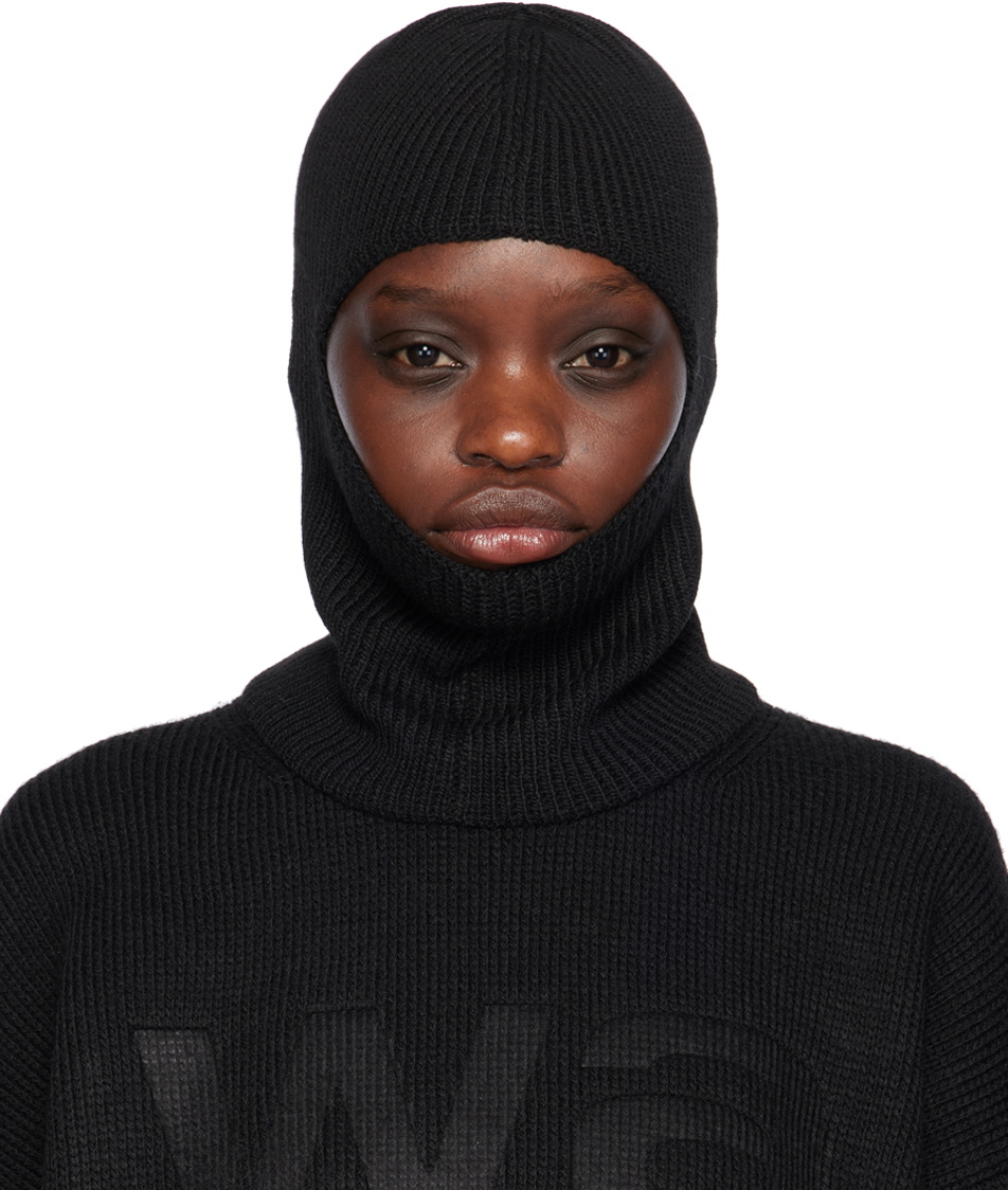 alexanderwang.t Black Logo Compact Deboss Balaclava alexanderwang.t