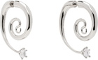 Panconesi Silver Diamanti Serpent Earrings
