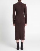 Berna Womens Midi dress in Brown