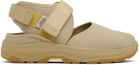 SUICOKE Beige UNBITA-ab Sandals