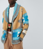 Alanui - Icon jacquard cashmere cardigan