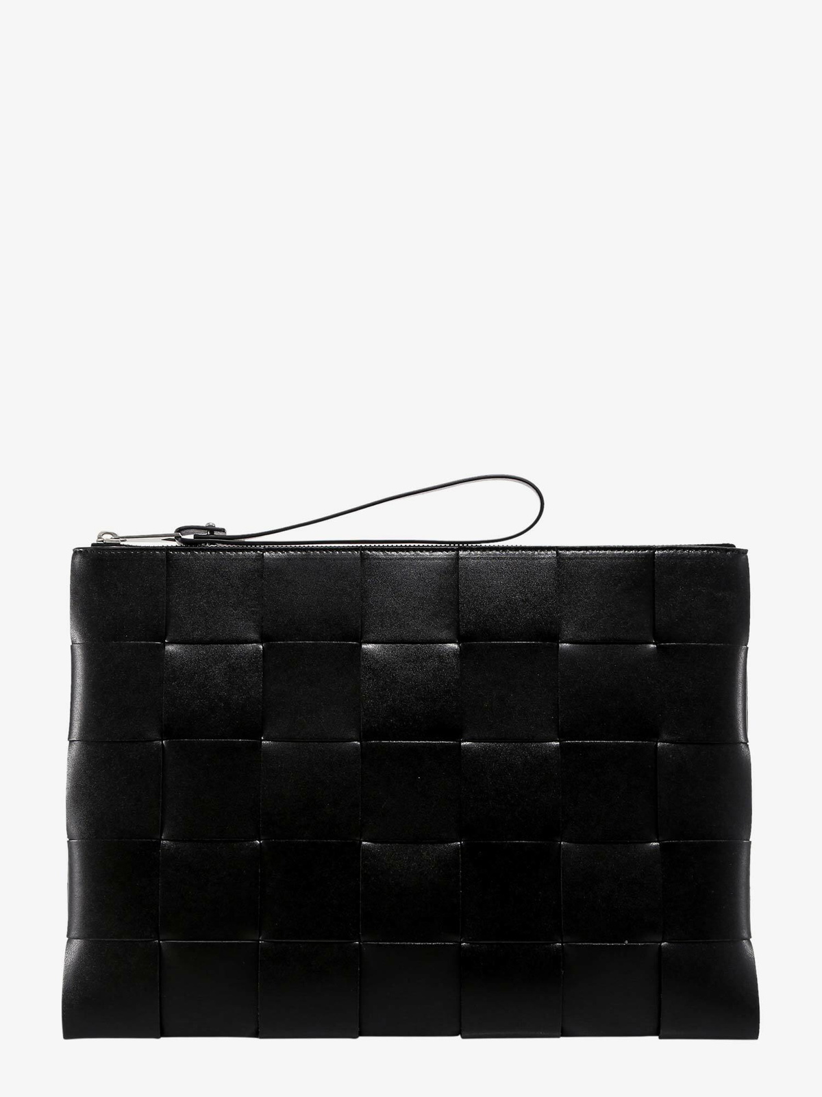 Bottega Veneta Cassette Black Mens Clutch