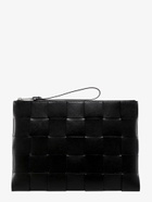 Bottega Veneta Cassette Black Mens Clutch