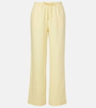 Asceno Aurelia linen wide-leg pants