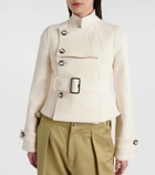 Burberry Belted cutout jacket