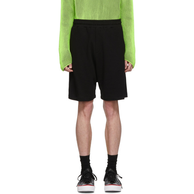 McQ Alexander McQueen Black Shrunken Shorts