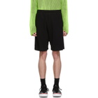 McQ Alexander McQueen Black Shrunken Shorts