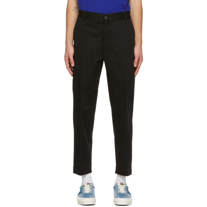 Photo: Maison Kitsune Black Carrot Trousers