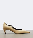 Khaite Valerie leather pumps