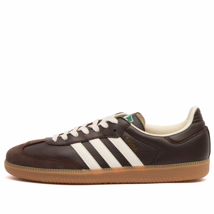 Photo: Adidas Samba OG Sneaker in Dark Brown/Off White/Gum4