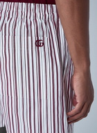 Gucci Striped Logo Motif Shorts