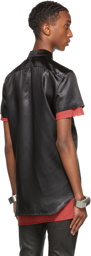 Rick Owens Black Liquid Golf Short Sleeve Shirt