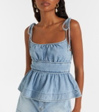 Zimmermann Wanderlust denim top