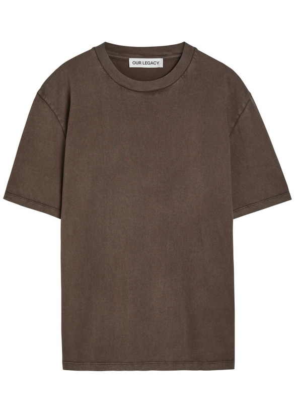 Photo: Our Legacy Box Cotton T-shirt Brown