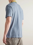 NN07 - Adam 3266 Slub Linen and Cotton-Blend Jersey T-Shirt - Blue