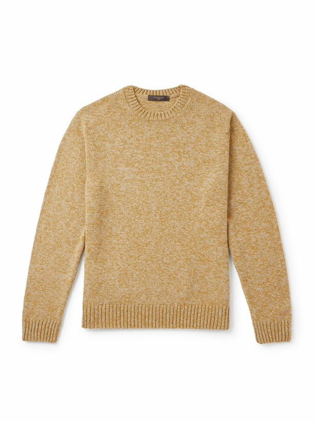 Photo: Incotex - Zanone Wool Sweater - Yellow