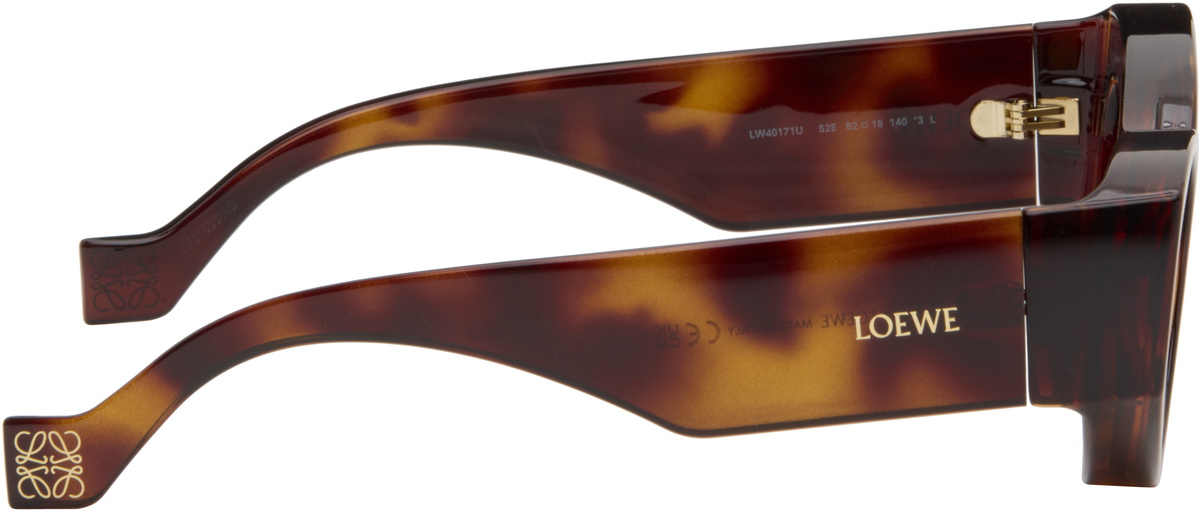 LOEWE Brown Paula's Ibiza Goggle Cat-Eye Sunglasses