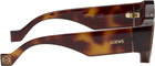 LOEWE Brown Paula's Ibiza Goggle Cat-Eye Sunglasses