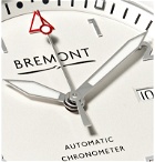 Bremont - SOLO P/W Automatic 43mm Stainless Steel and Leather Watch - White
