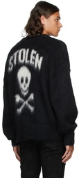 Stolen Girlfriends Club SSENSE Exclusive Black Home Body Cardigan