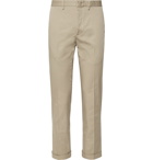 Incotex - Slim-Fit Stretch-Cotton Gabardine Trousers - Tan