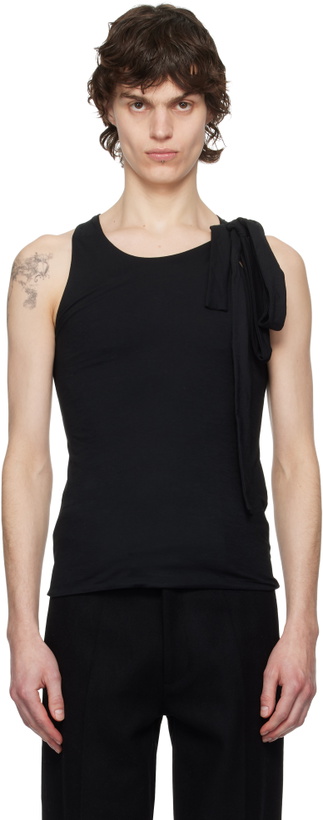 Photo: AARON ESH Black Tied Tank Top