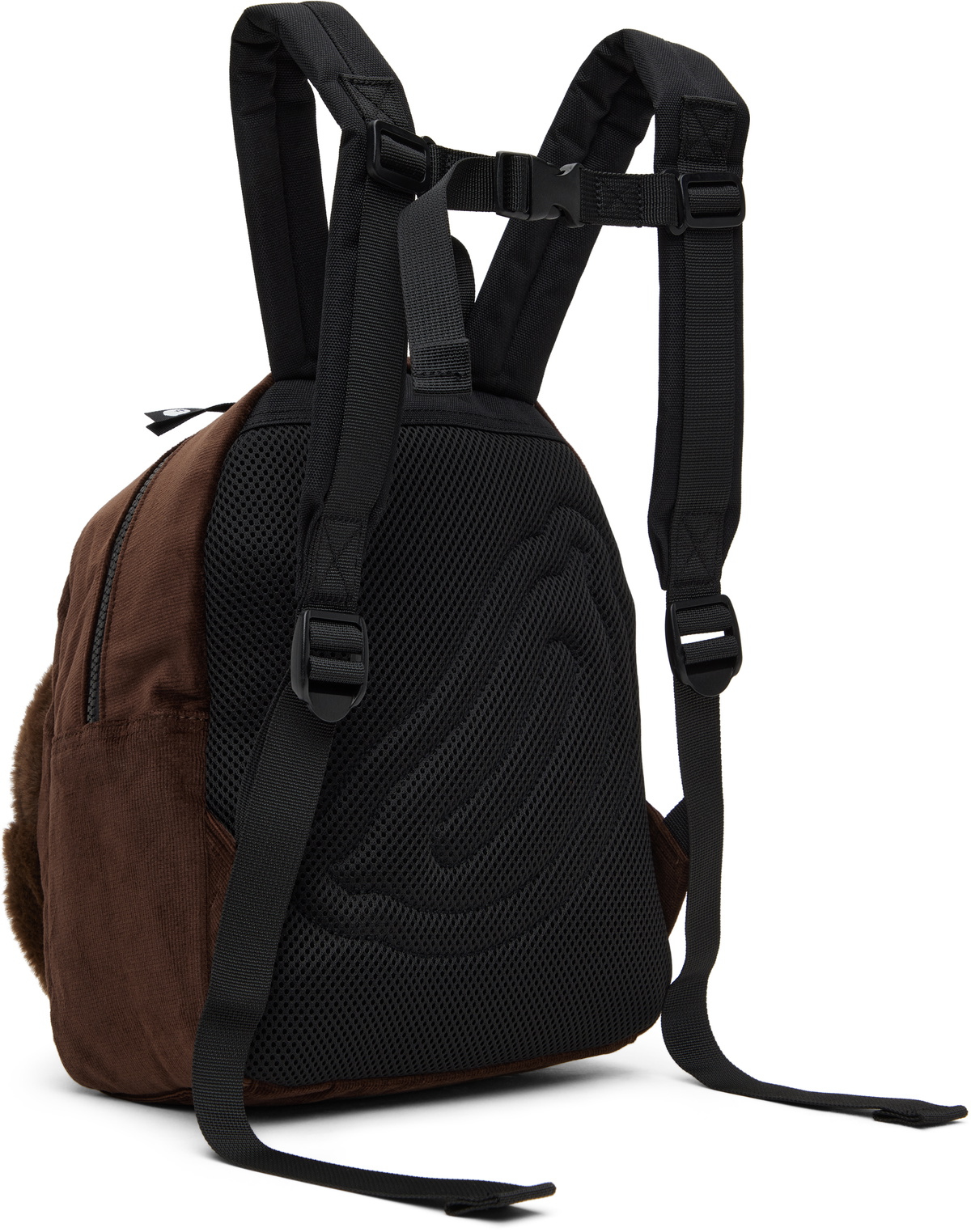BAPE Kids Brown Baby Milo Boa Backpack