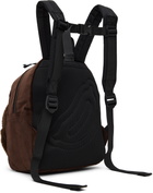 BAPE Kids Brown Baby Milo Boa Backpack
