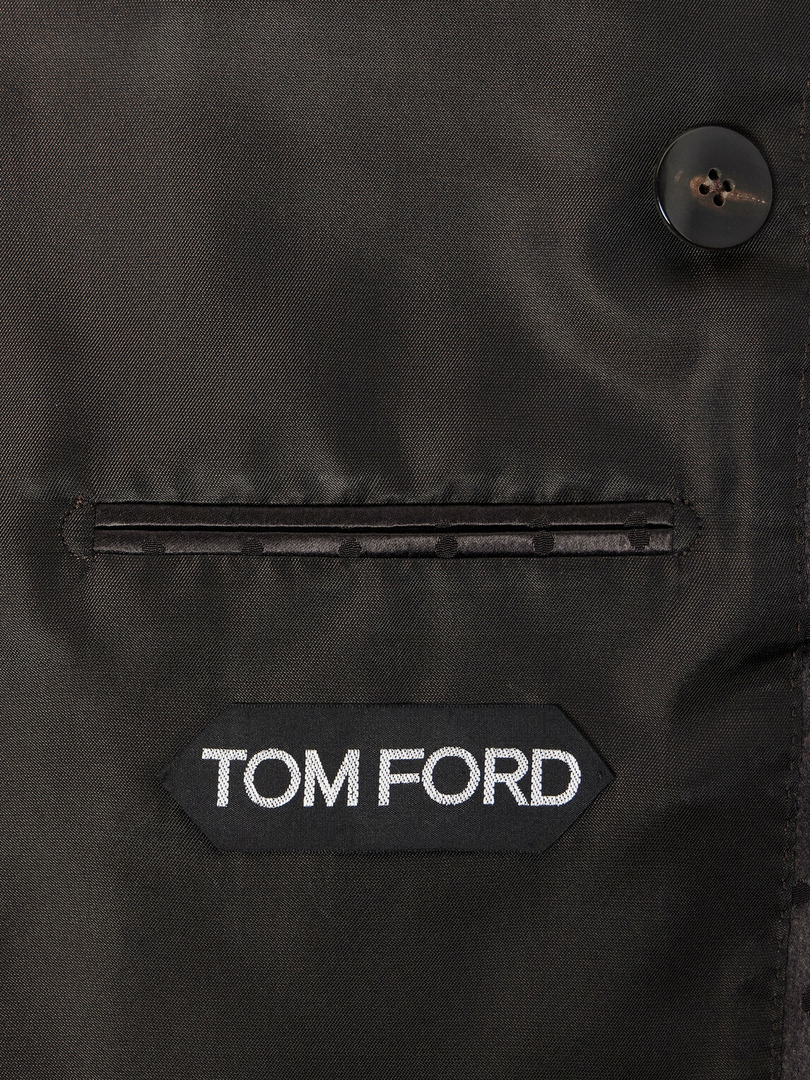 TOM FORD - Double-Breasted Polka-Dot Satin-Jacquard Tuxedo Jacket - Brown