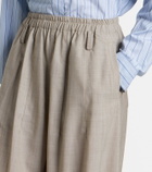 The Frankie Shop Oakdale virgin wool wide-leg pants