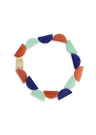 Aliita Fantasma Empanada Gemstone and 9kt Gold Bracelet - Multicoloured 1 - One Size