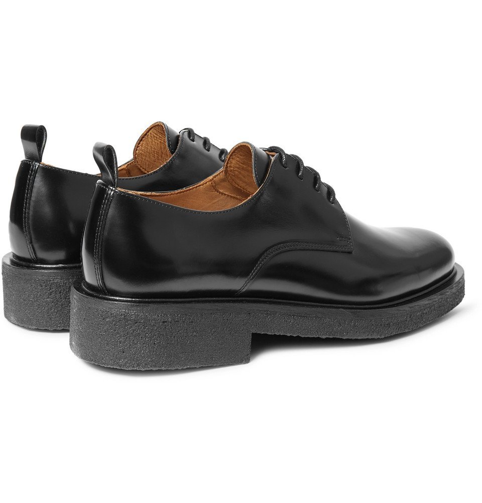 Ami Paris Chunky-sole Leather Derby Shoes in Black for Men