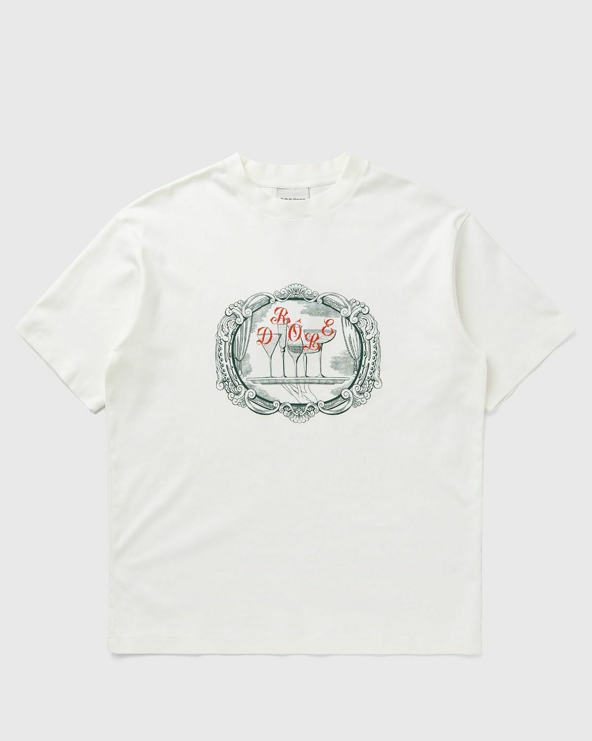Drôle de Monsieur Le Tee Plateau White Mens Shortsleefe