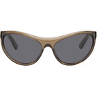 THISTLES Brown 'The Lex' Sunglasses