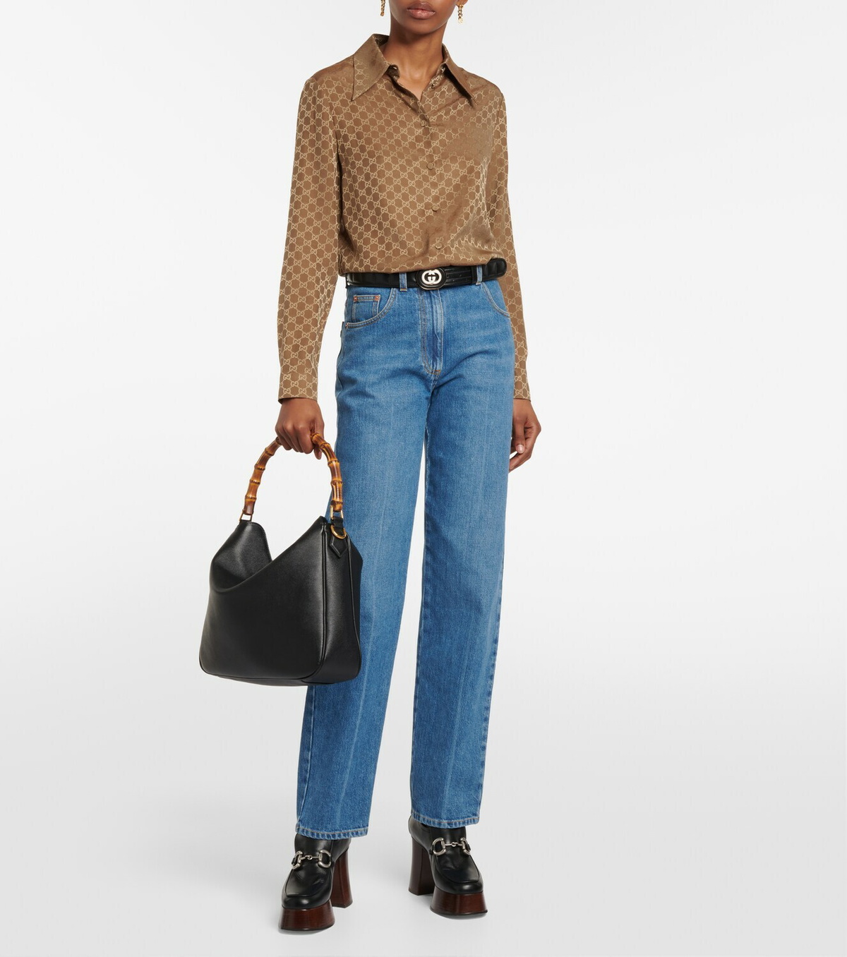ハンドバッグ GUCCI GUCCI DIANA LARGE GRAINY LEATHER HANDBAG GUCCI Diana mini textured-leather tote | NET-A-PORTER