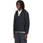 Stone Island Navy 4100001 Crinkle Reps NY Jacket