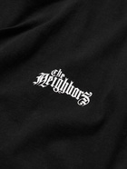 Neighborhood - Logo-Print Cotton-Jersey T-Shirt - Black