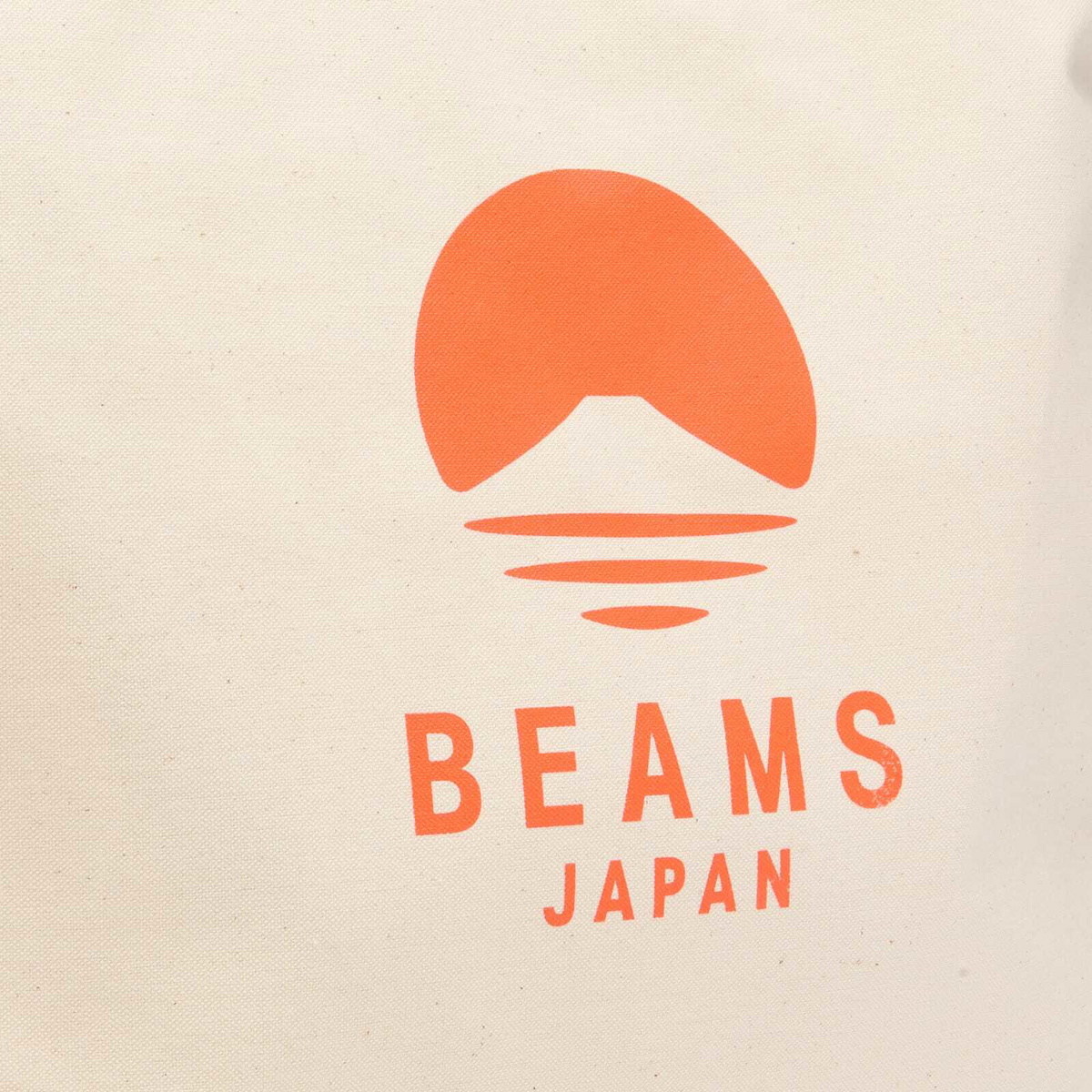BEAMS JAPAN 2 Way Canvas Tote Bag in Orange 
