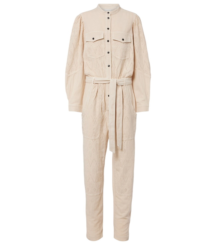 Photo: Marant Etoile Kellen broderie anglaise cotton jumpsuit