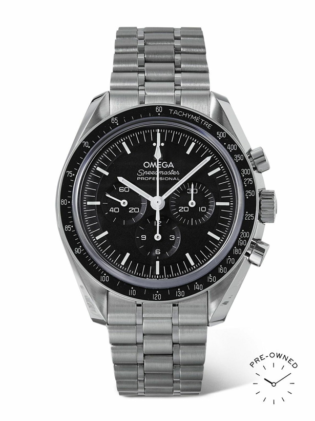 Photo: OMEGA - Pre-Owned 2020 Speedmaster Moonwatch Hand-Wound 42mm Stainless Steel Watch, Ref. No. 310.30.42.50.01.002