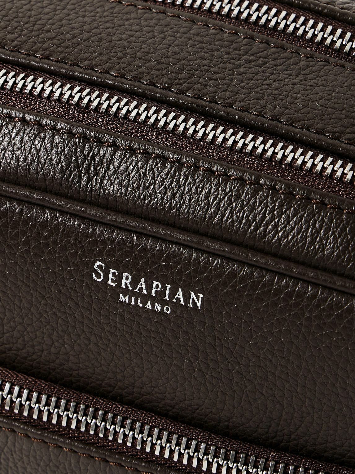 Serapian - Full-Grain Leather Wash Bag