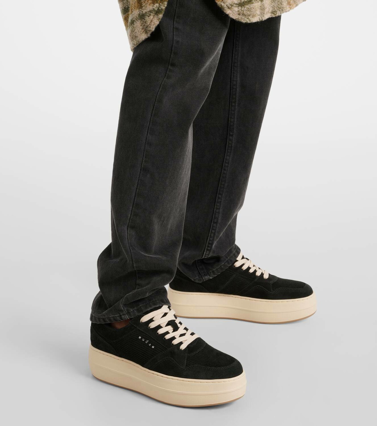 スニーカー HOGAN FW24 SNEAKER HOGAN SKYSCRAPER (HXW6700FK80_JUSB008) Sneakers Hogan Skyscraper BLACK for Woman