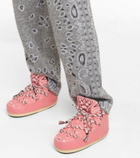 Alanui - Full Moon bandana-print boots