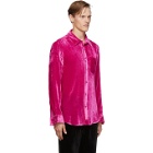 Sies Marjan Pink Silk Sander Fluid Shirt