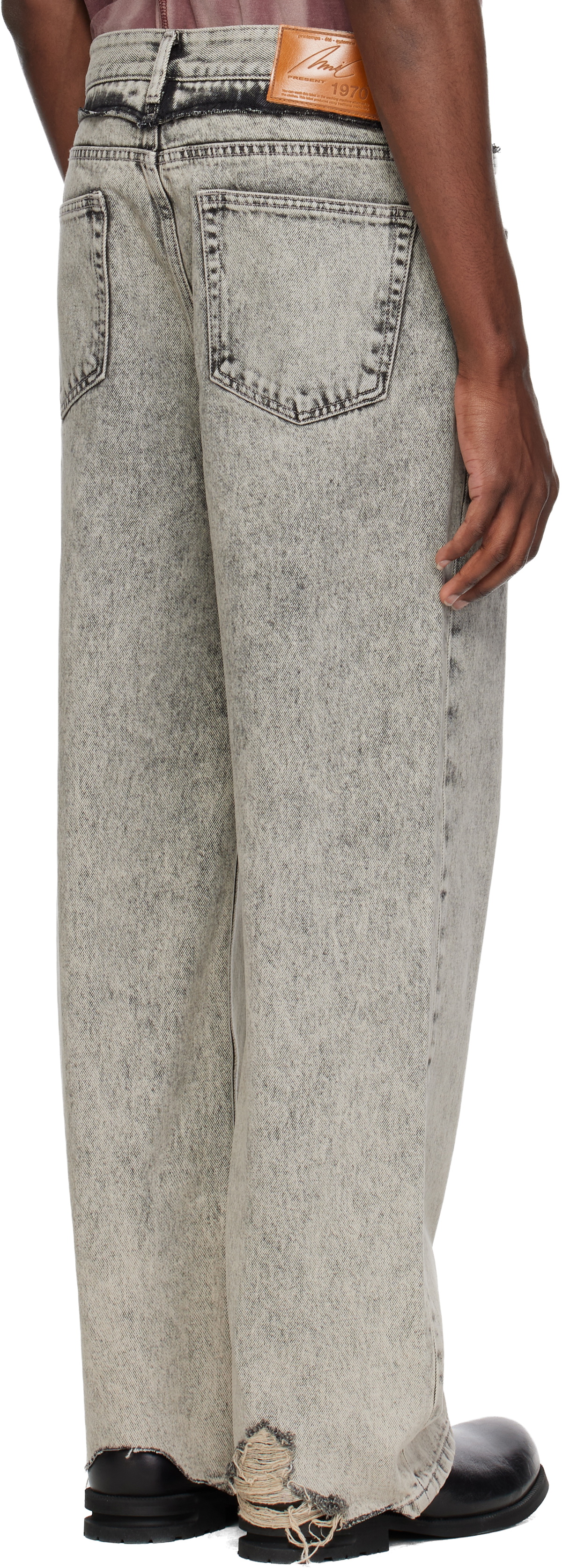 MMIC Gray Off Jeans