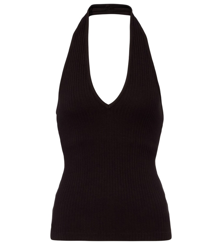 Photo: Citizens of Humanity Thea ribbed-knit halterneck top